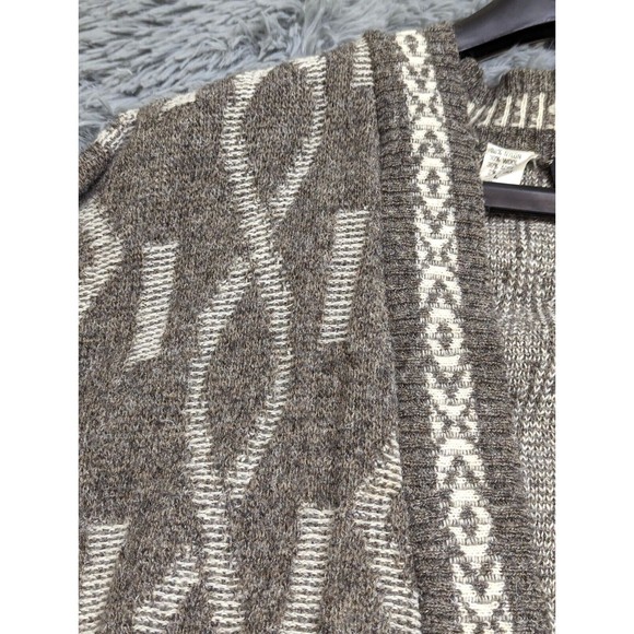 Vintage Kerrington Italia Cardigan Sweater Womens Size Large Brown Made In Italy - Picture 5 of 9